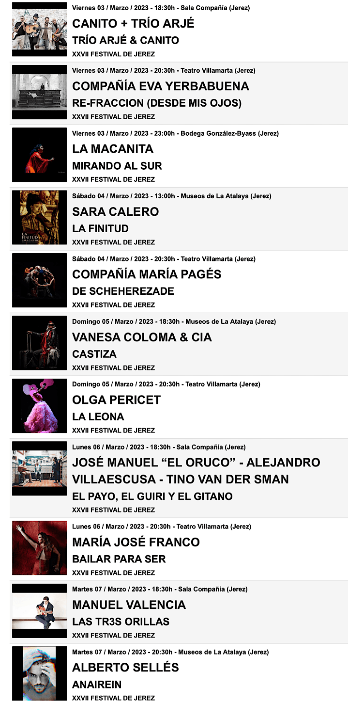 Festival Flamenco de Jerez
