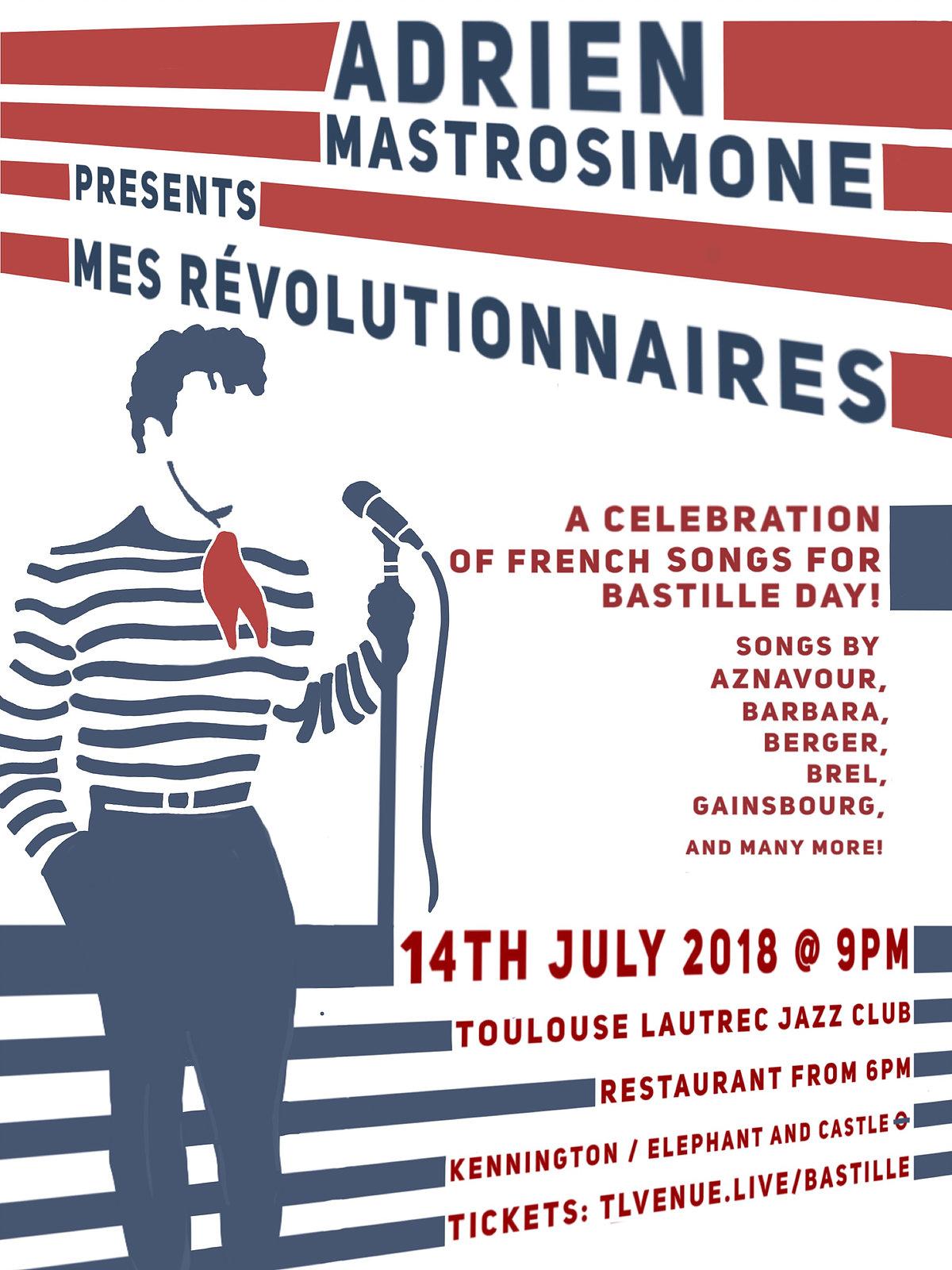 adrien mastrosimone - chanson - 14 juillet - bastille - français - aznavour