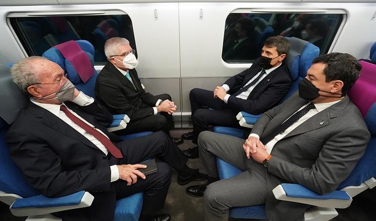 Inauguration train grande vitesse Malaga Grenade