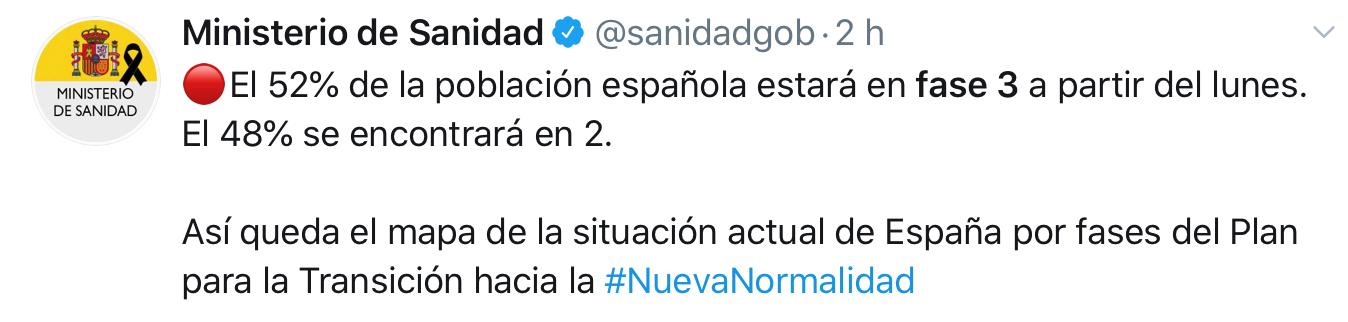 Sanidad Phase 3 Andalousie Grenade Malaga