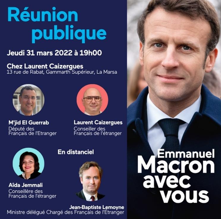 REUNION PUBLIQUE EMMANUEL MACRON AVEC VOUS