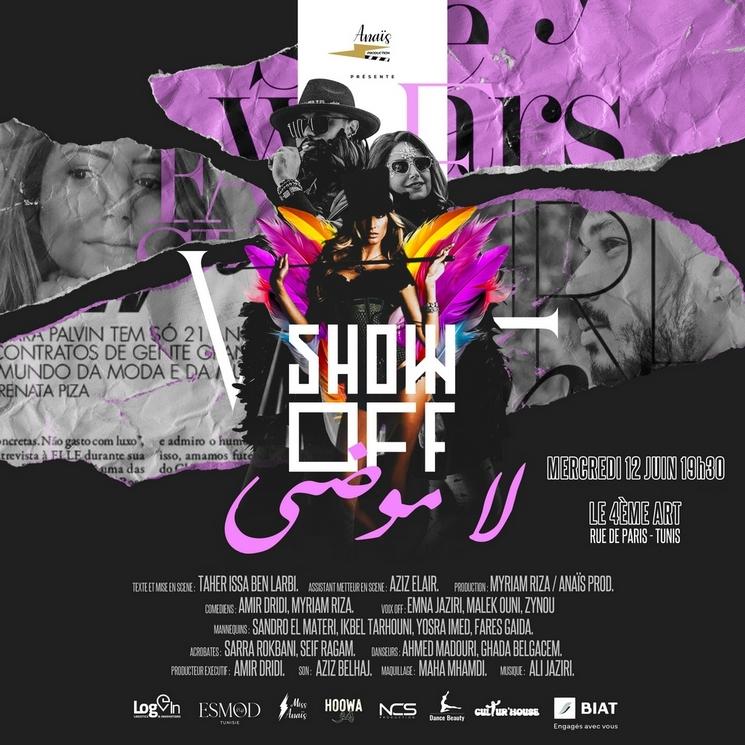 piecE SHOW OFF 12 JUIN myriam riza au 4e art