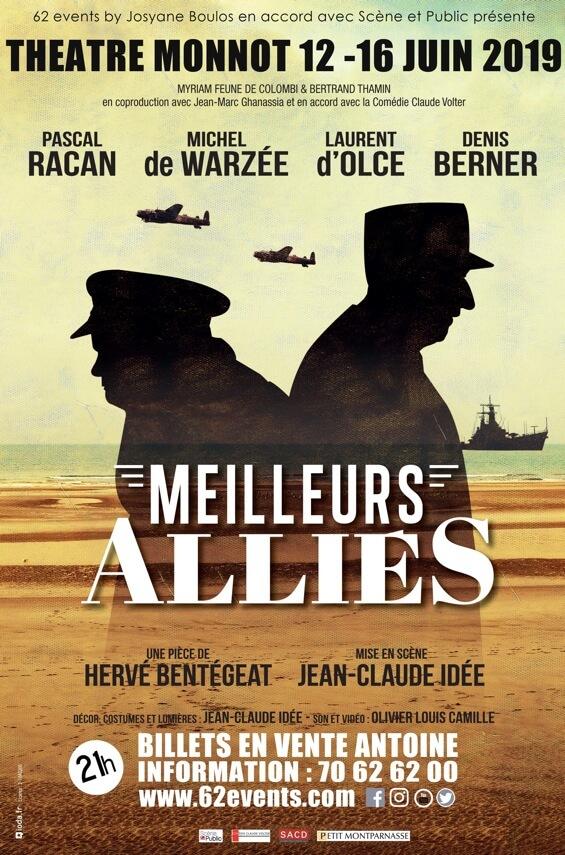 Churchill de gaulle meilleurs alliés théâtre Liban débarquement