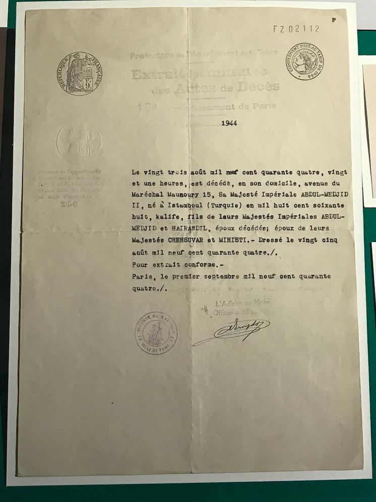 Abdülmecid Efendi musée Sabancı