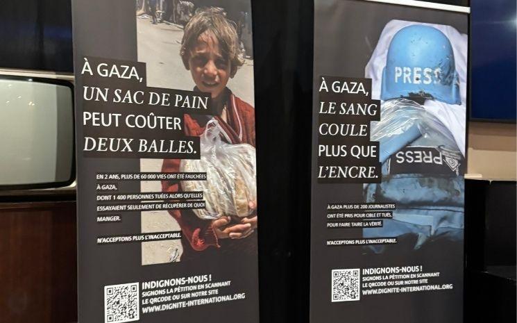 Affichage de l'association DIGNITE Internationale