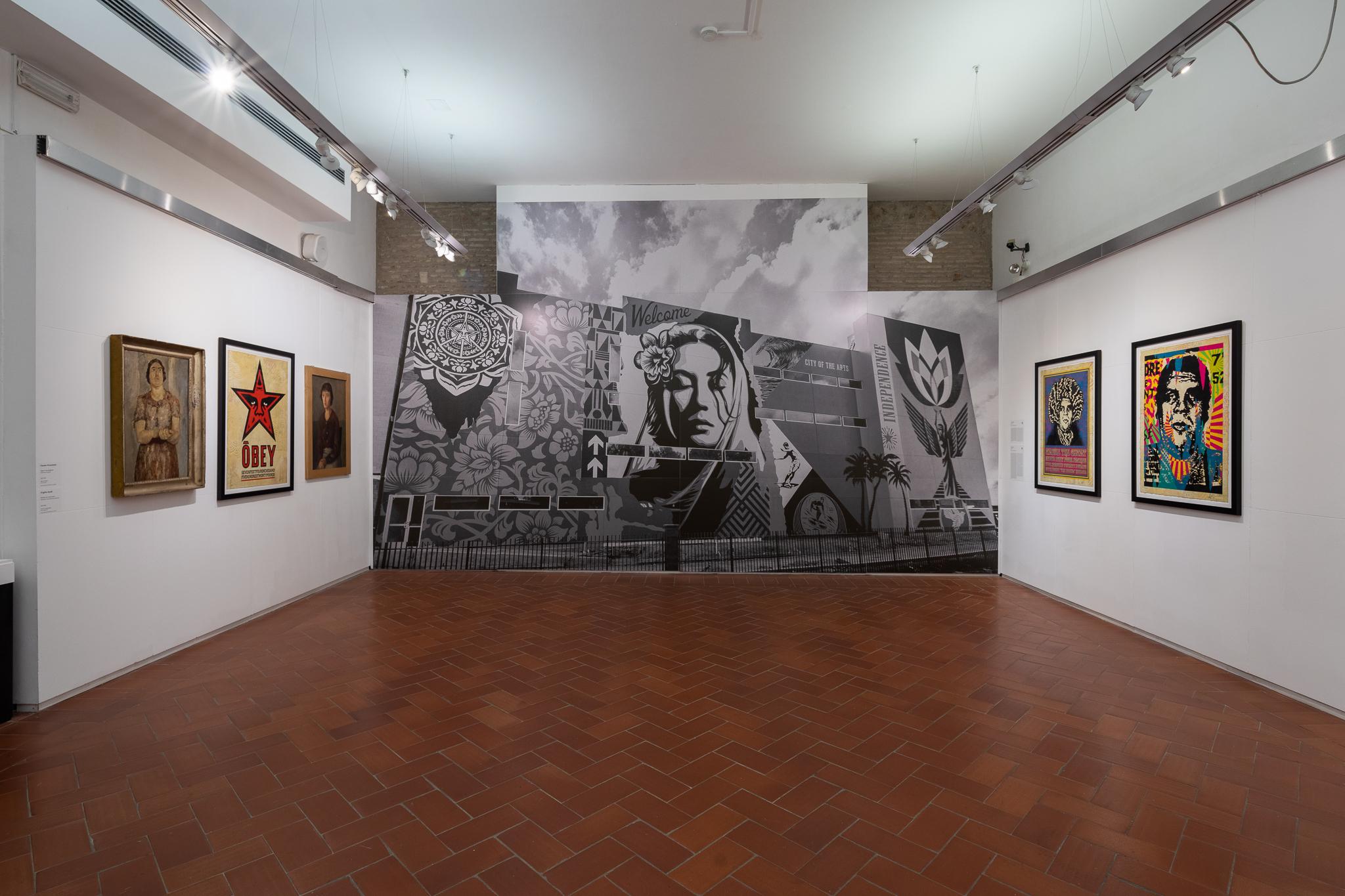 Shepard Fairey à la Galerie d'Art Moderne Rome