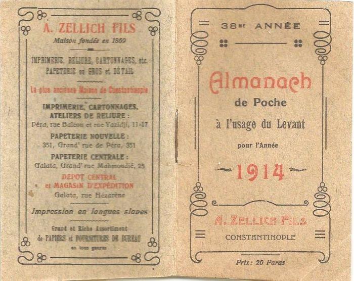 Almanach Zellitch de 1914