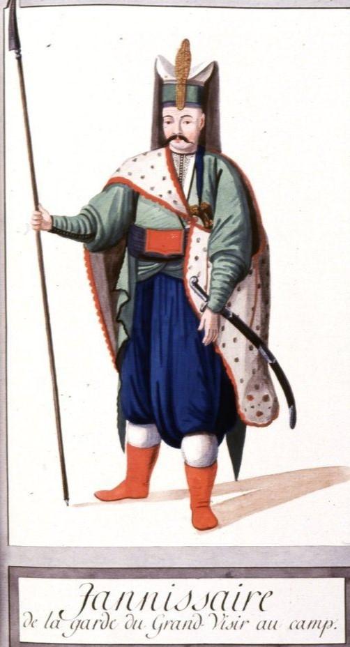 Ancienne gravure de Janissaire