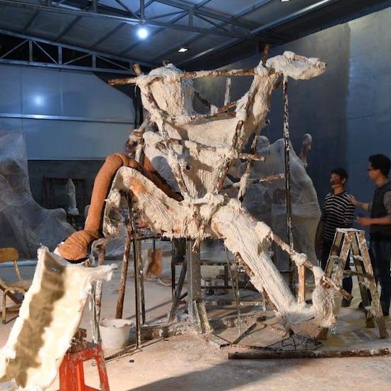 Antoinette Rozan Sculpture géante Chine