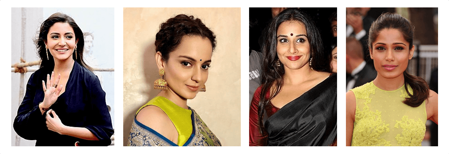 Anushka Sharma, Kangana Ranaut, Vidya Balan ou encore freida Pinto