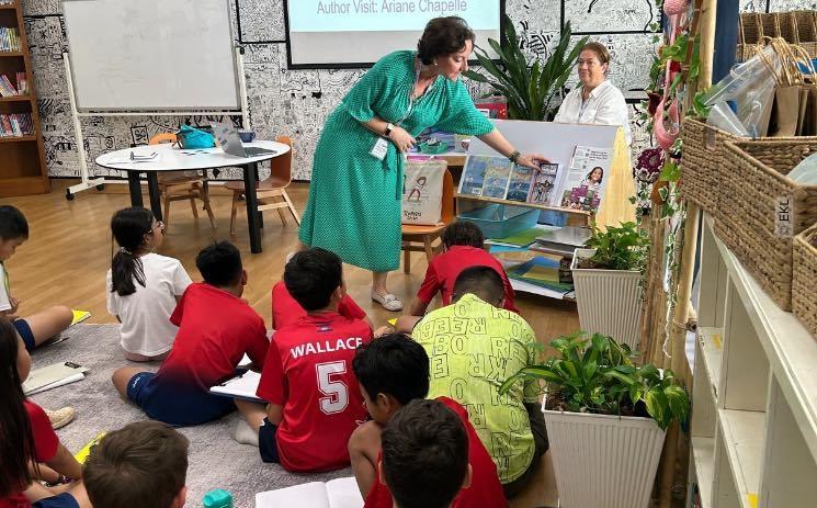 Les élèves de ISPP participent à un atelier d’écriture animé par Ariane Chapelle