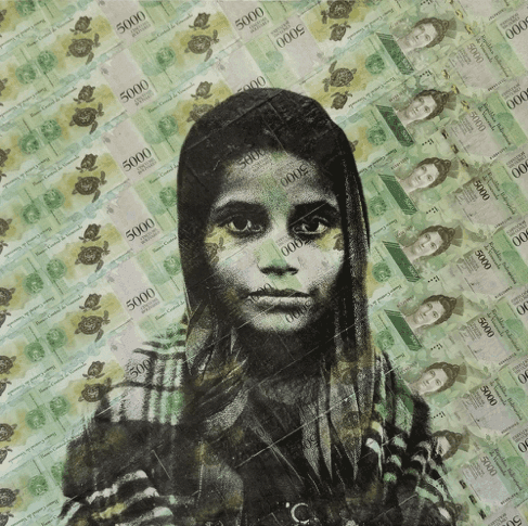 Une migrante vénézuélienne