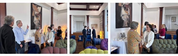 Les représentants des associations de San Francisco en discussion