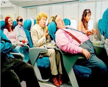 Avion position douleurs musculaires