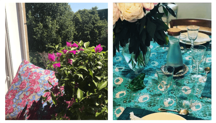 pauline bloom paris nature fleurs inde india tissus famille