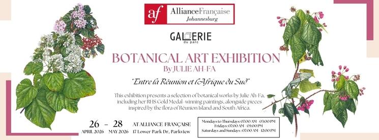 Exposition de Julie AH FA à l'Alliance Française de Johannesburg