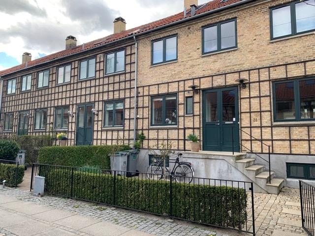 Bakkehusene (maisons sur la colline) : 165 maisons mitoyennes construites en 1928 imaginées par l’architecte danois Thorkild Henningsen et classées Frederiksberg