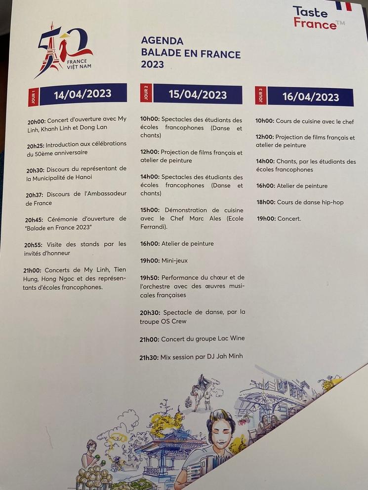 extrait du programme de Balade en France