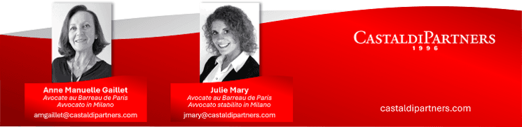 Julie Mary Anne-Manuelle Gaillet avocats Paris Milan