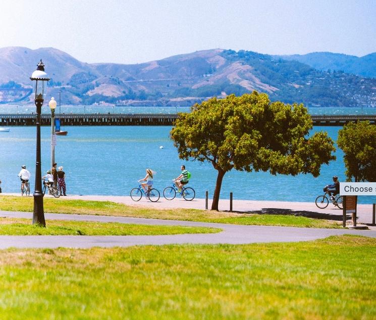 L'esplanade en bord de la Baie à San Francisco