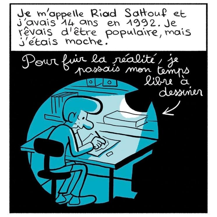 Case de la bande dessinée "Le Jeune Acteur 1" de Riad Sattouf