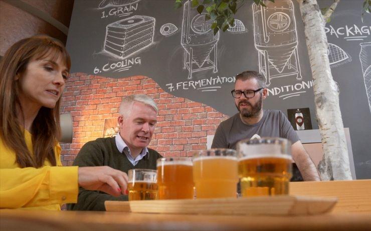 Beer tasting at Dead Centre Brewing