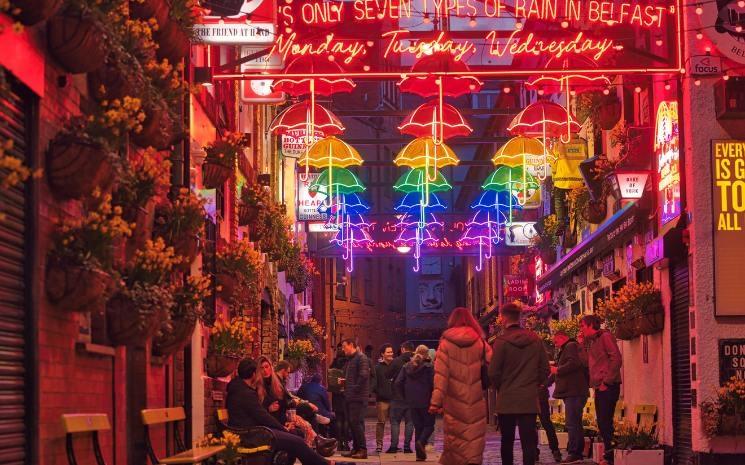 Belfast Cathedral Quarter, Cobbled Streets, Belfast