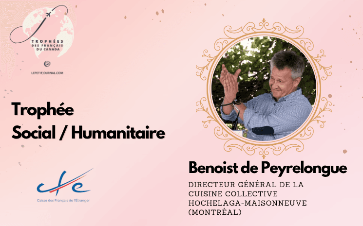 Benoist de Peyrelongue, Directeur général de la Cuisine Collective Hochelaga-Maisonneuve (Montréal)