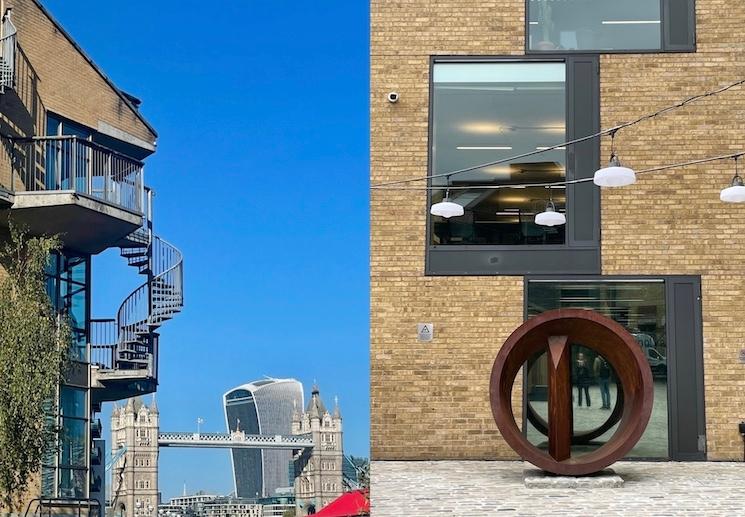 L’architecture de Bermondsey (crédit : Delphine Gourgues)