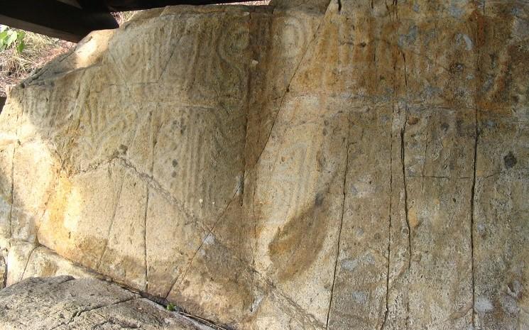 gravure rupestre Big Wave Bay Hong Kong