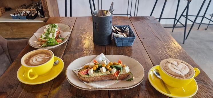 Photo d'un brunch chez Blanca Coffee à Francfort