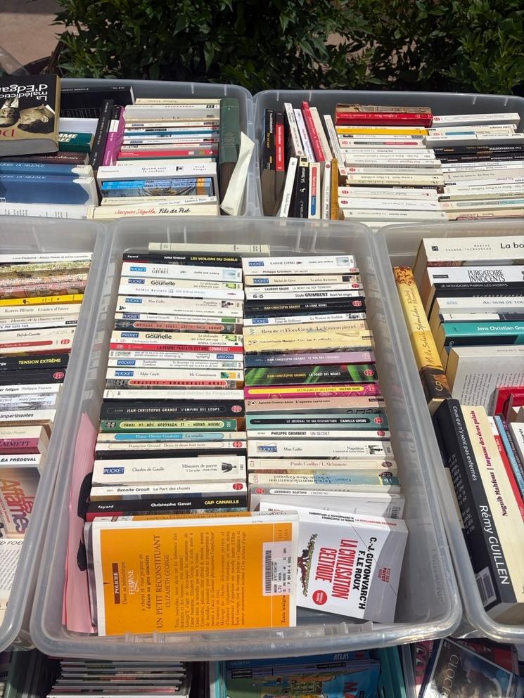Les livres de La Bouquinerie Solidaire © Emmanuelle Franks