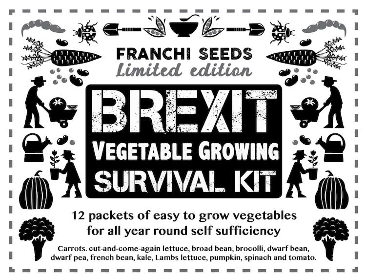 Brexit kit survie faire pousser ses légumes fruits fait son apparition