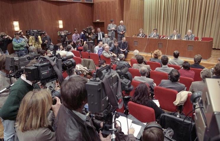 Conférence de presse, 9 novembre 1989