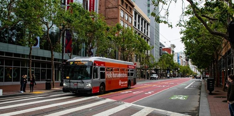 Un bus à San Francisco