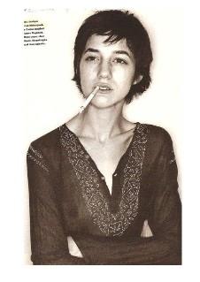 Charlotte Gainsbourg par Carine Roitfeld