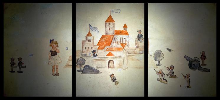 Fresque murale guerre