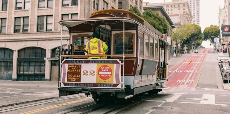 Un cable car à SF