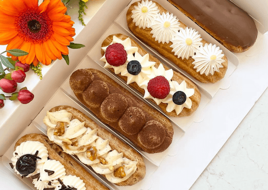 Cakery Copenhagen délicieux éclairs Copenhague