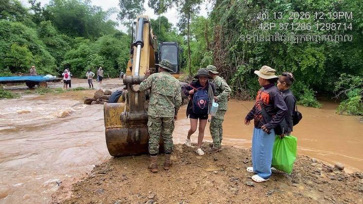 Cambodge :crues
