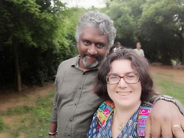 Camille et Karthic à Chennai en 2018