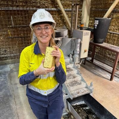 Camille Pomies dans les mines d'or