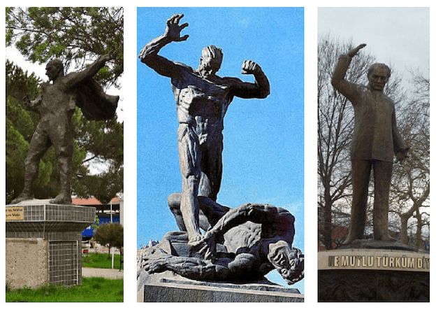 Ataturk statue insolite