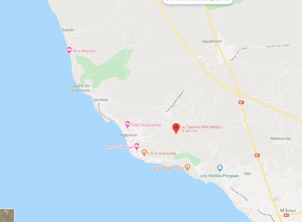 Sénégal Tanière Villa Metsu hôtel