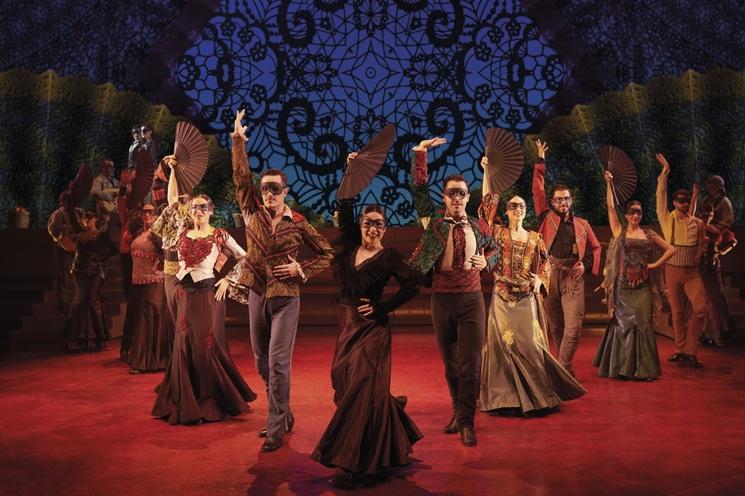 Photo du spectacle et des danseurs de Flamenco