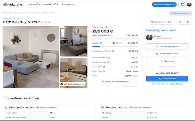 offre d'appartement