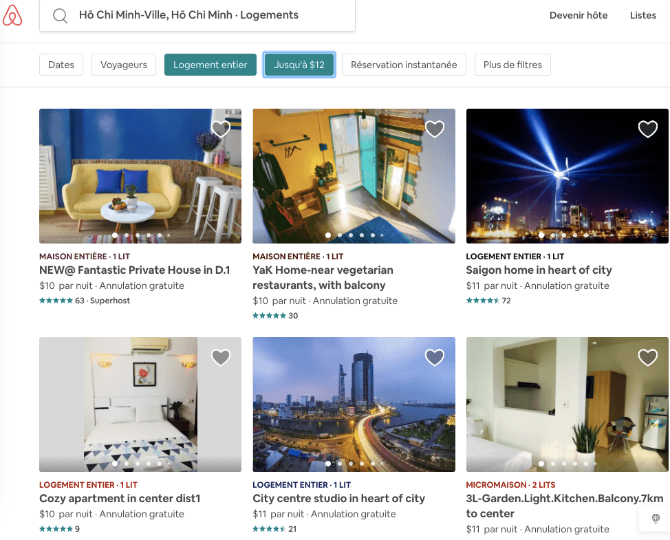 installation vietnam logement