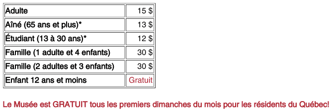 musee stewart programmation fetes