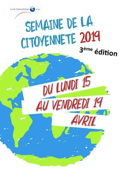 Affiche de la Semaine de la Citoyenneté