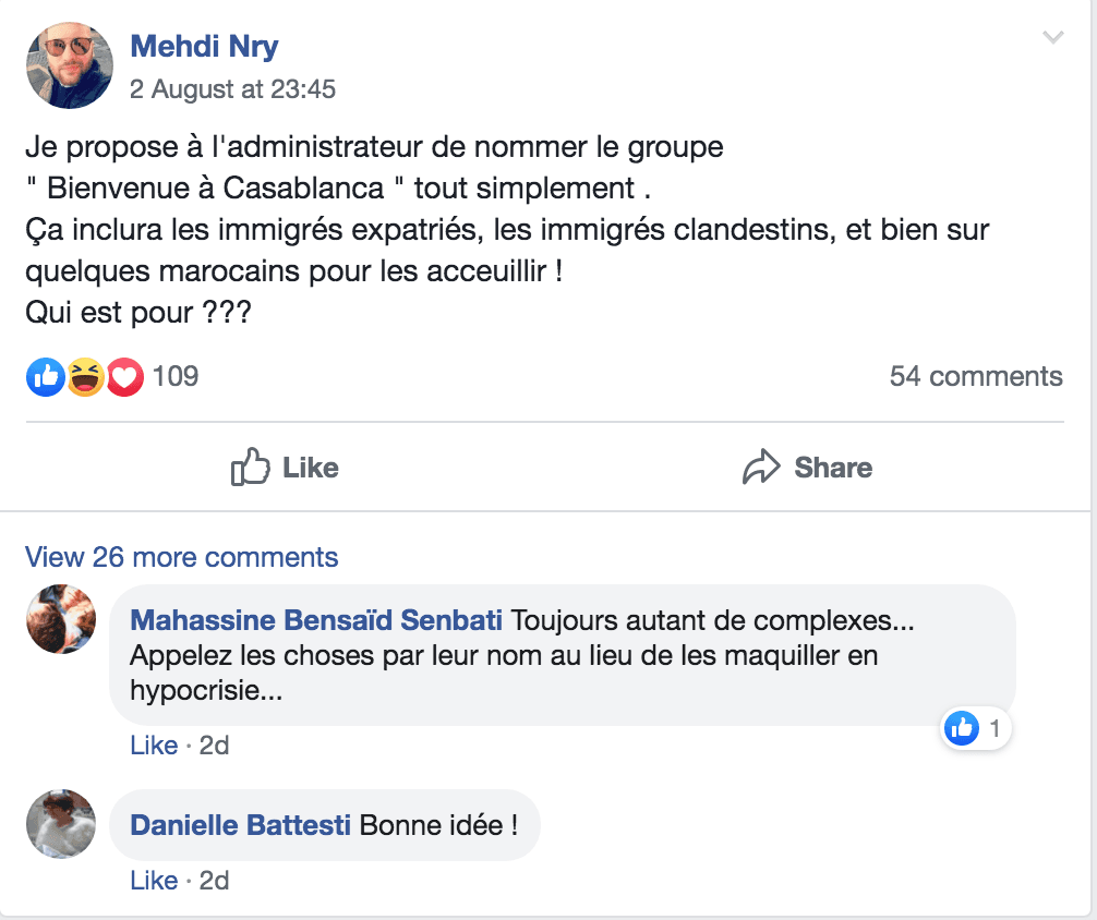 immigrés à Casablanca